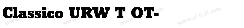 Classico URW T OT字体转换